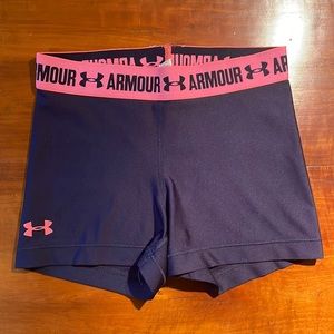Navy Blue UA Spandex Shorty